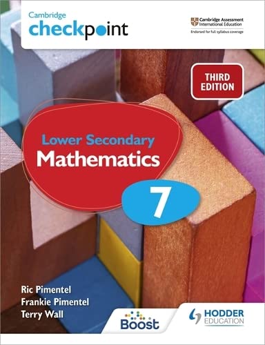 Cambridge Checkpoint Lower Secondary Mathematics Students Book 7 - Frankie Pimentel Ric Pimentel Terry Wall Kartoniert (TB)