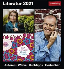 Literatur Kulturkalender 2021 - Tagesabreißkalender zum Aufstellen oder Aufhängen - Tischkalender mit Autorenzitaten und bekannten Romanauszügen - Format 15,4 x 16,5 cm
