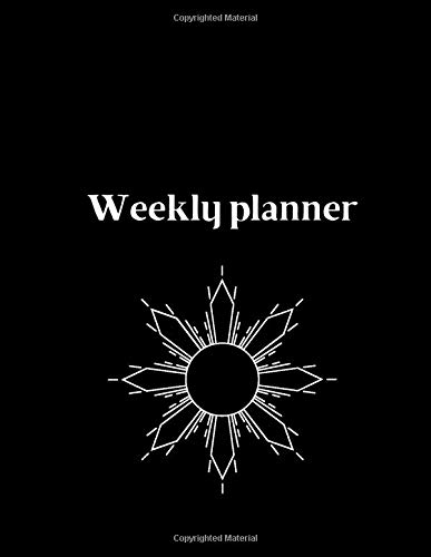 Weekly planner: Weekly Organizer Book for Activities, Daily planner, 8.5x11 size
