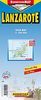Lanzarote 1:100 000 +++ Arrecife, Islas Canarias, Playa Blaca, Puerto del Carmen, Time Zones (BerndtsonMAP) (Road Map/ Landkarte) [Folded Map/ Faltkarte]