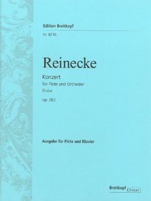 Flötenkonzert D-dur op. 283 Breitkopf Urtext - Ausgabe für Flöte und Klavier (EB 8735)