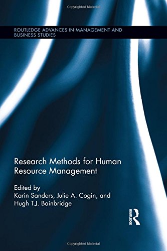 Research Methods for Human Resource Management (Routledge Advances in Management and Business Studies, Band 58)