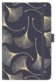 Buchkalender Times Big12 Trend Ginkgo 2023: Terminplaner mit hochwertiger Folienveredelung für echten Glanz. 13 x 21 cm