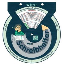Mein Schreibhelfer. Drehscheibe blau