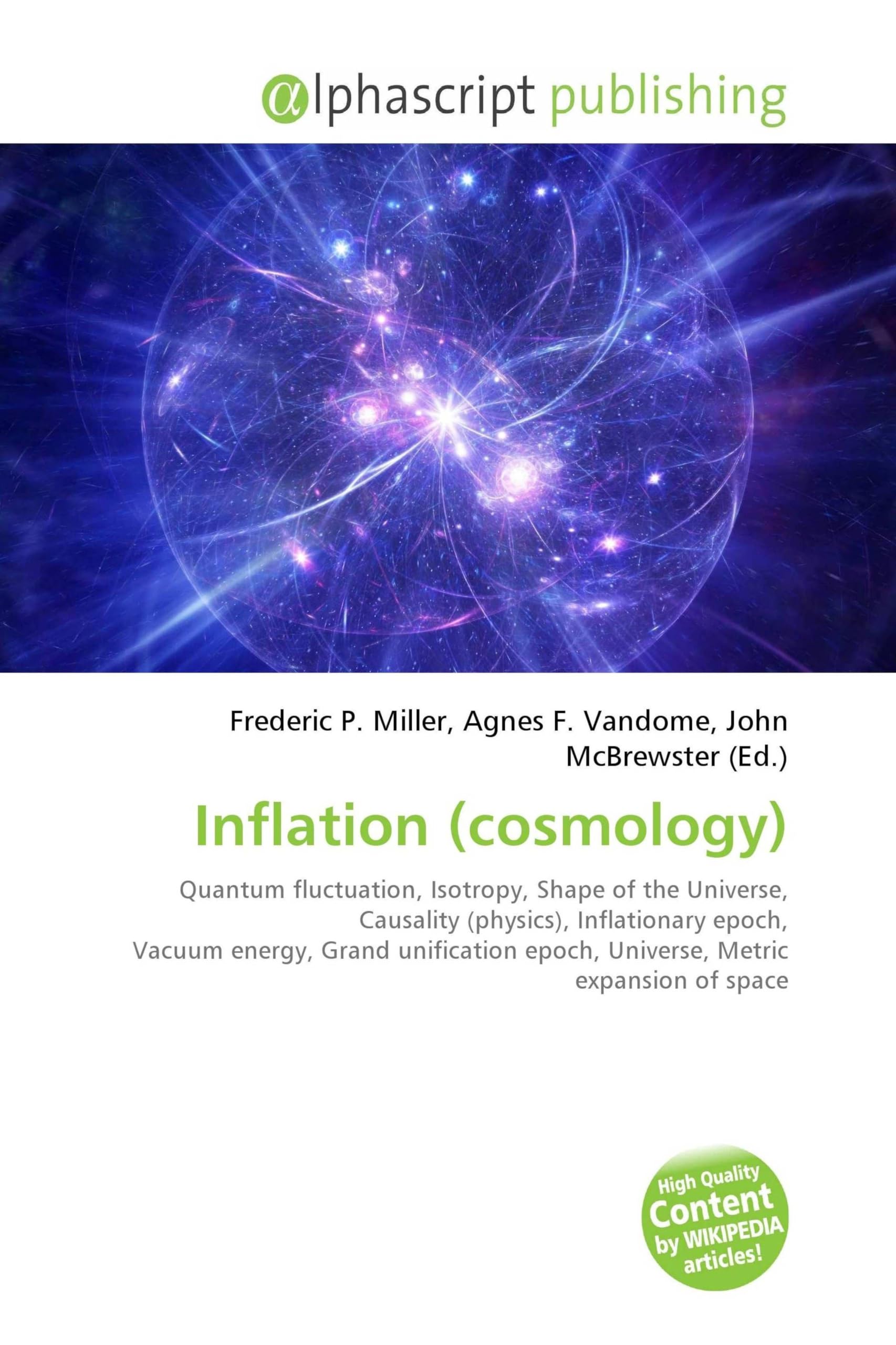 Inflation (cosmology) von unbekannt - Taschenbuch