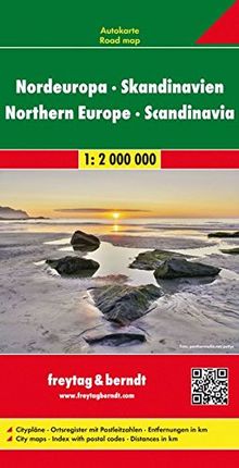 Freytag Berndt Autokarten, Nordeuropa - Skandinavien - Maßstab 1:2.000.000 (freytag & berndt Auto + Freizeitkarten)