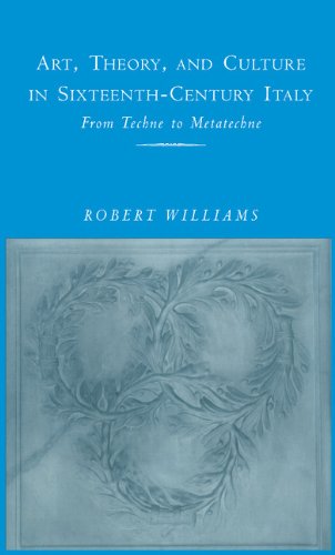 Art, Theory, and Culture in Sixteenth-Century Italy: From Techne to Metatechne