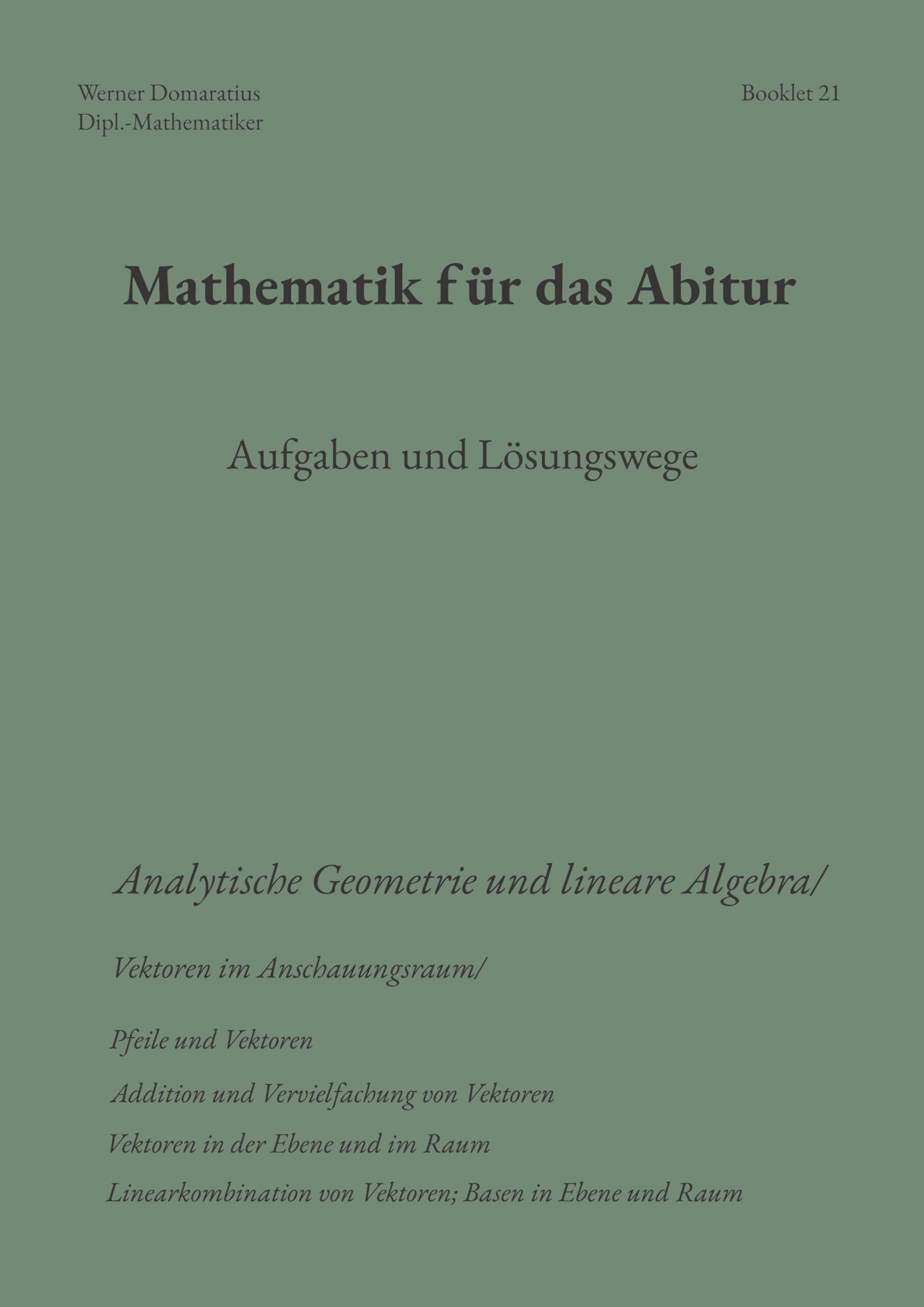 Mathematik für das Abitur