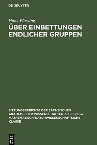 Über Einbettungen endlicher Gruppen