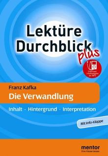 Franz Kafka: Die Verwandlung - Buch mit mp3-Download: Inhalt - Hintergrund - Interpretation (Lektüre Durchblick Deutsch plus)