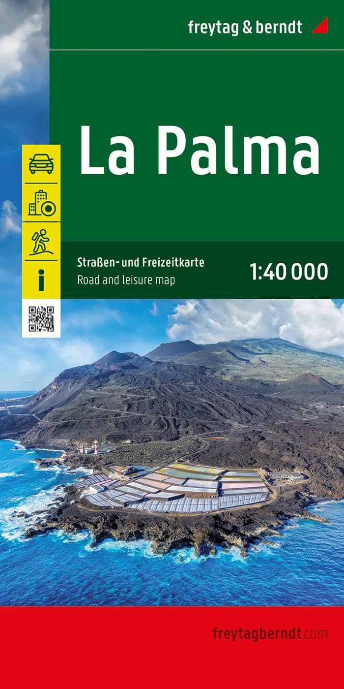 La Palma, Straßen- und Freizeitkarte 1:40.000, freytag & berndt: Innenstadtpläne, Wanderwege (freytag & berndt Auto + Freizeitkarten)
