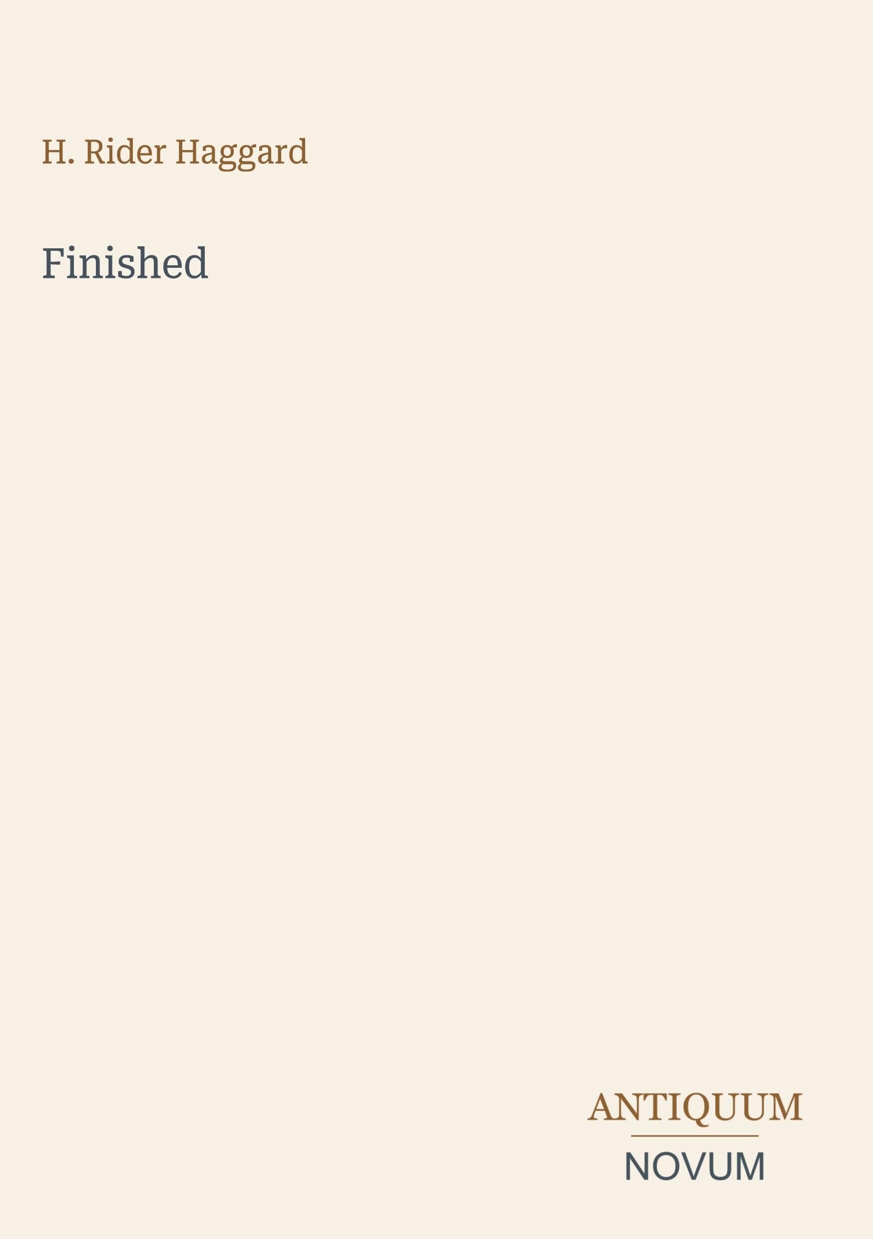 Finished