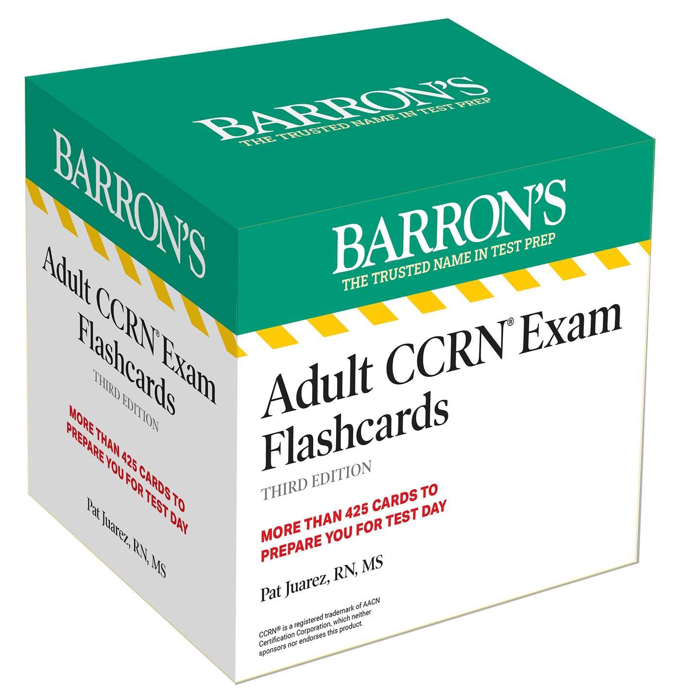 Adult CCRN Exam Flashcards, Third Edition: Up-to-Date Review and Practice + Sorting Ring for Custom Study (Barron's Test Prep)