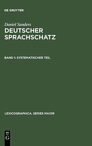 Systematischer Teil (Lexicographica. Series Maior, 6, Band 6)