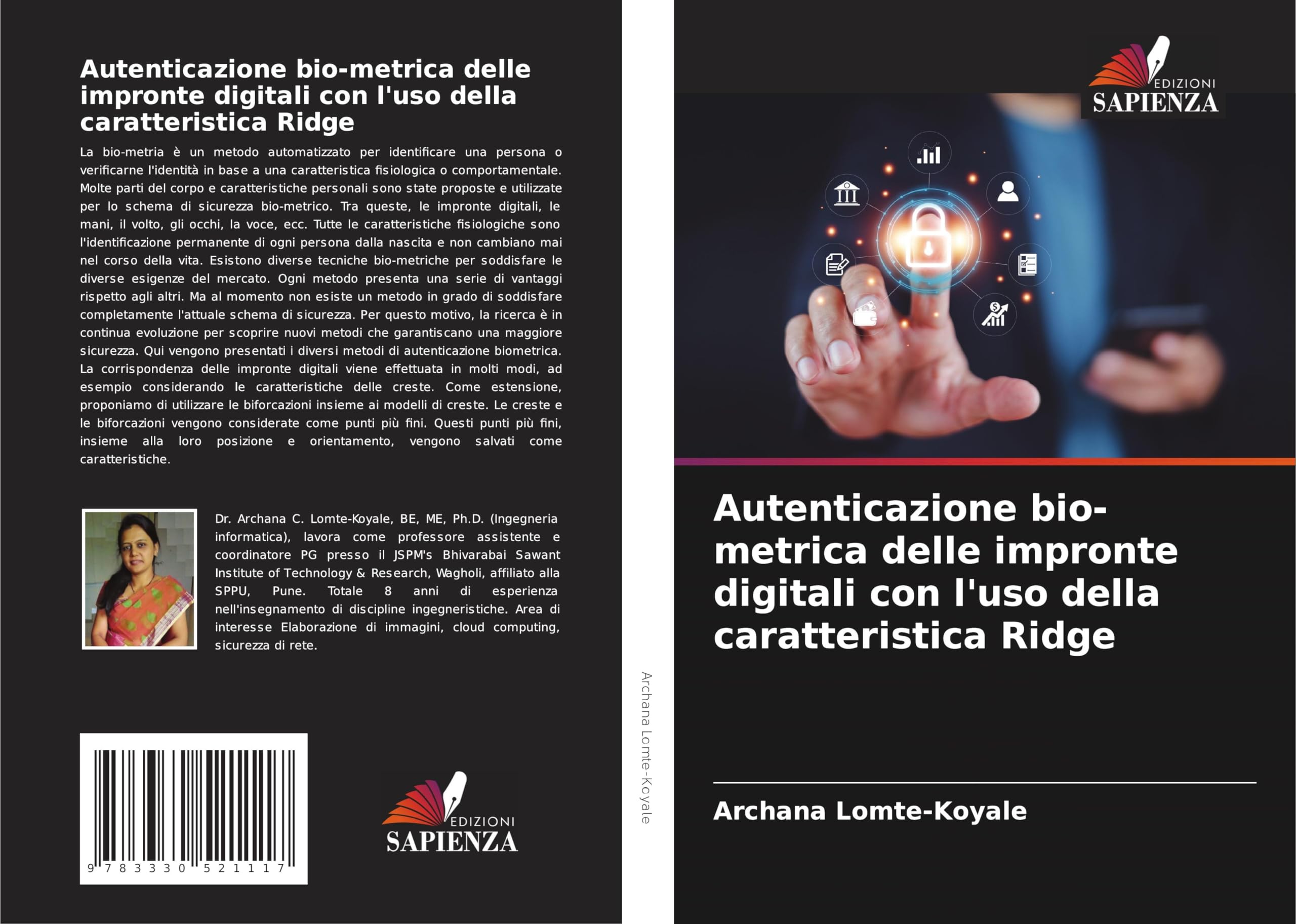 Autenticazione bio-metrica delle impronte digitali con l'uso della caratteristica Ridge