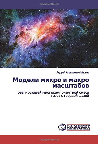Модели микро и макро масштабов: реагирующей многокомпонентной смеси газов с твердой фазой: reagiruüschej mnogokomponentnoj smesi gazow s twerdoj fazoj