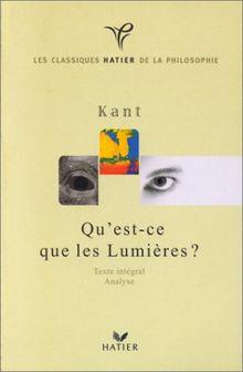 Qu'est-ce que les Lumières ?