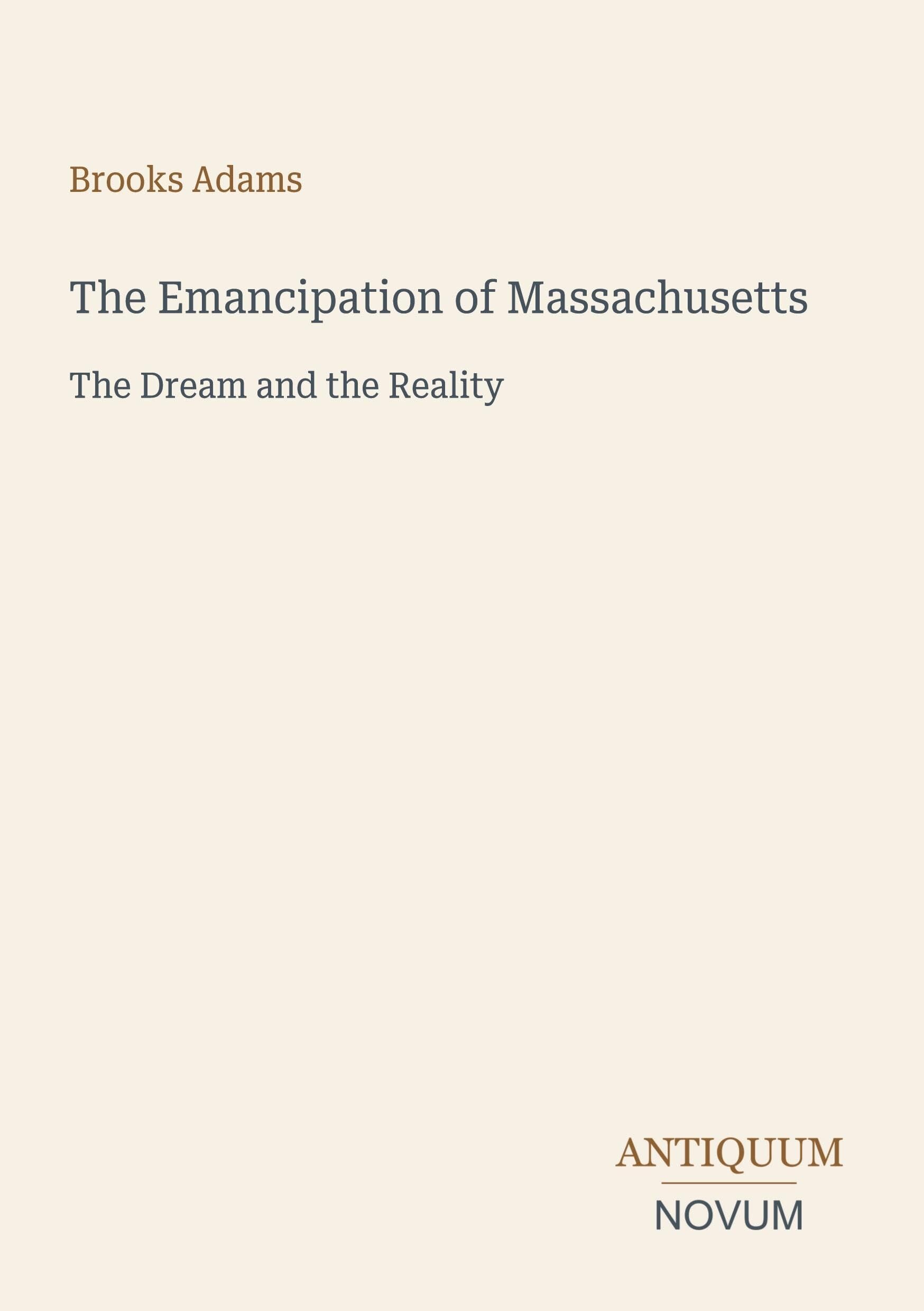 The Emancipation of Massachusetts