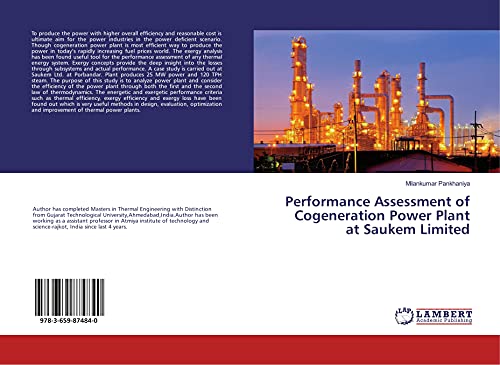 Performance Assessment of Cogeneration Power Plant at Saukem Limited
