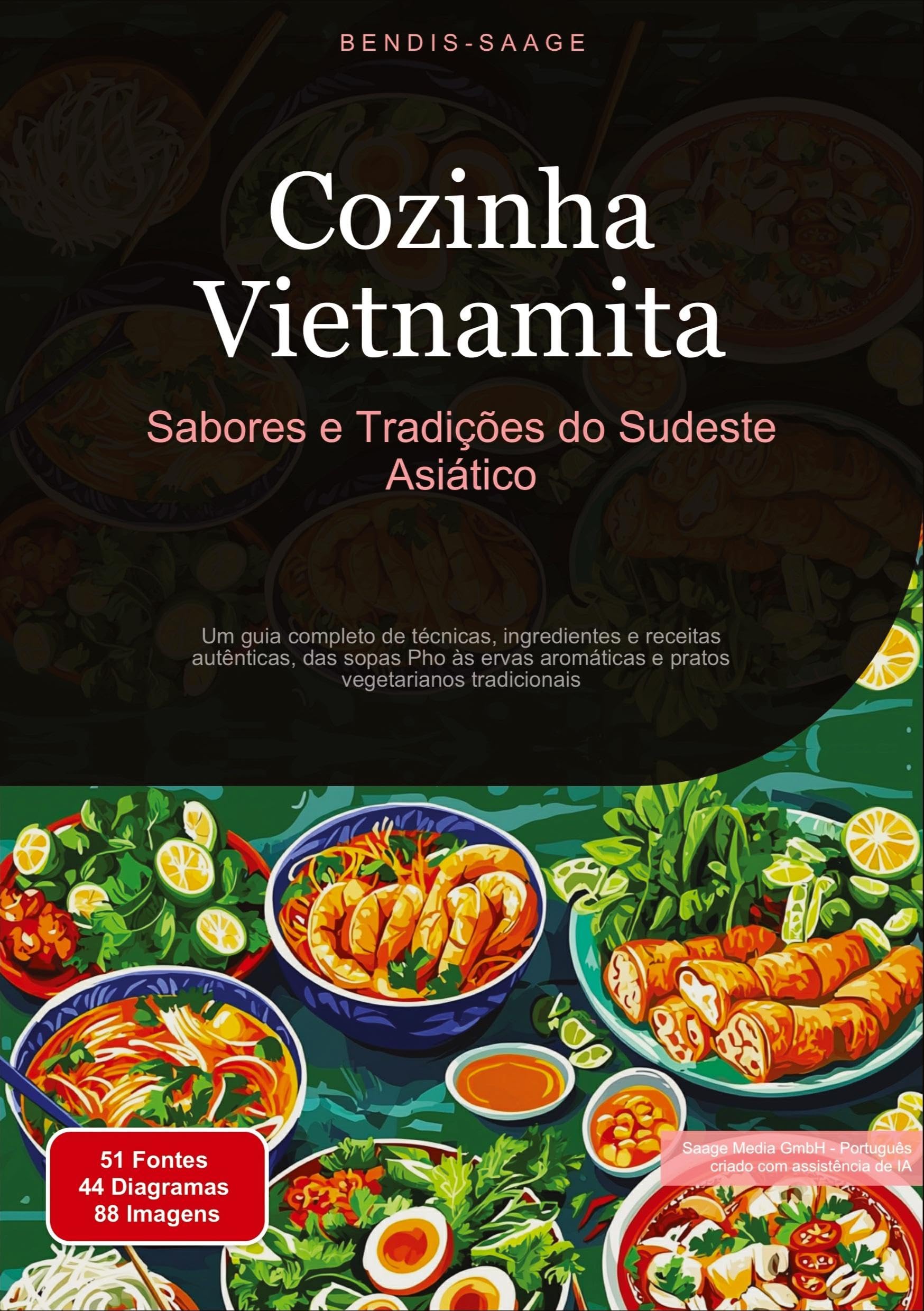 Cozinha Vietnamita: Sabores e Tradições do Sudeste Asiático: Um guia completo de técnicas, ingredientes e receitas autênticas, das sopas Pho às ervas aromáticas e pratos vegetarianos tradicionais