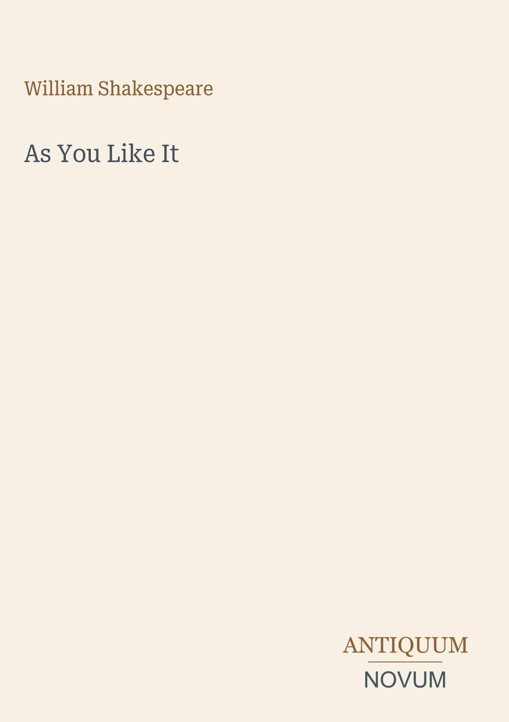 As You Like It