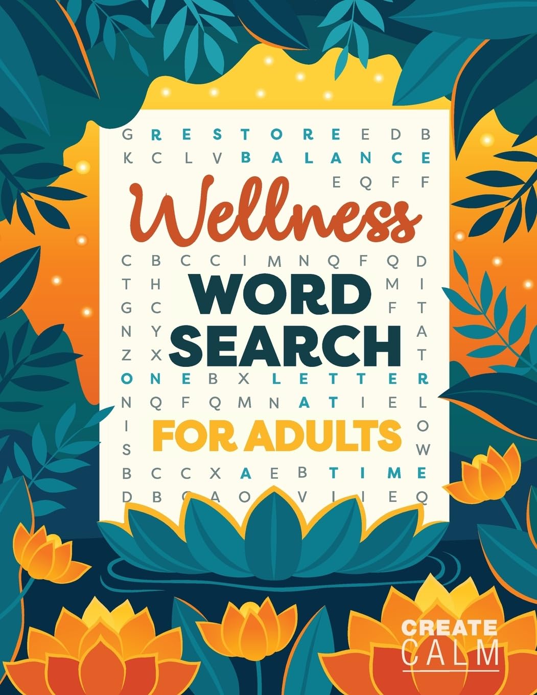 Wellness Word Search for Adults: Inspire Healing & Health | Relaxing Puzzle Book for Self Care & Anxiety Relief