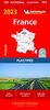 Michelin Frankreich 2023 (plastifiziert): Straßen- und Tourismuskarte 1:1.000.000 Autoren (MICHELIN Nationalkarten)