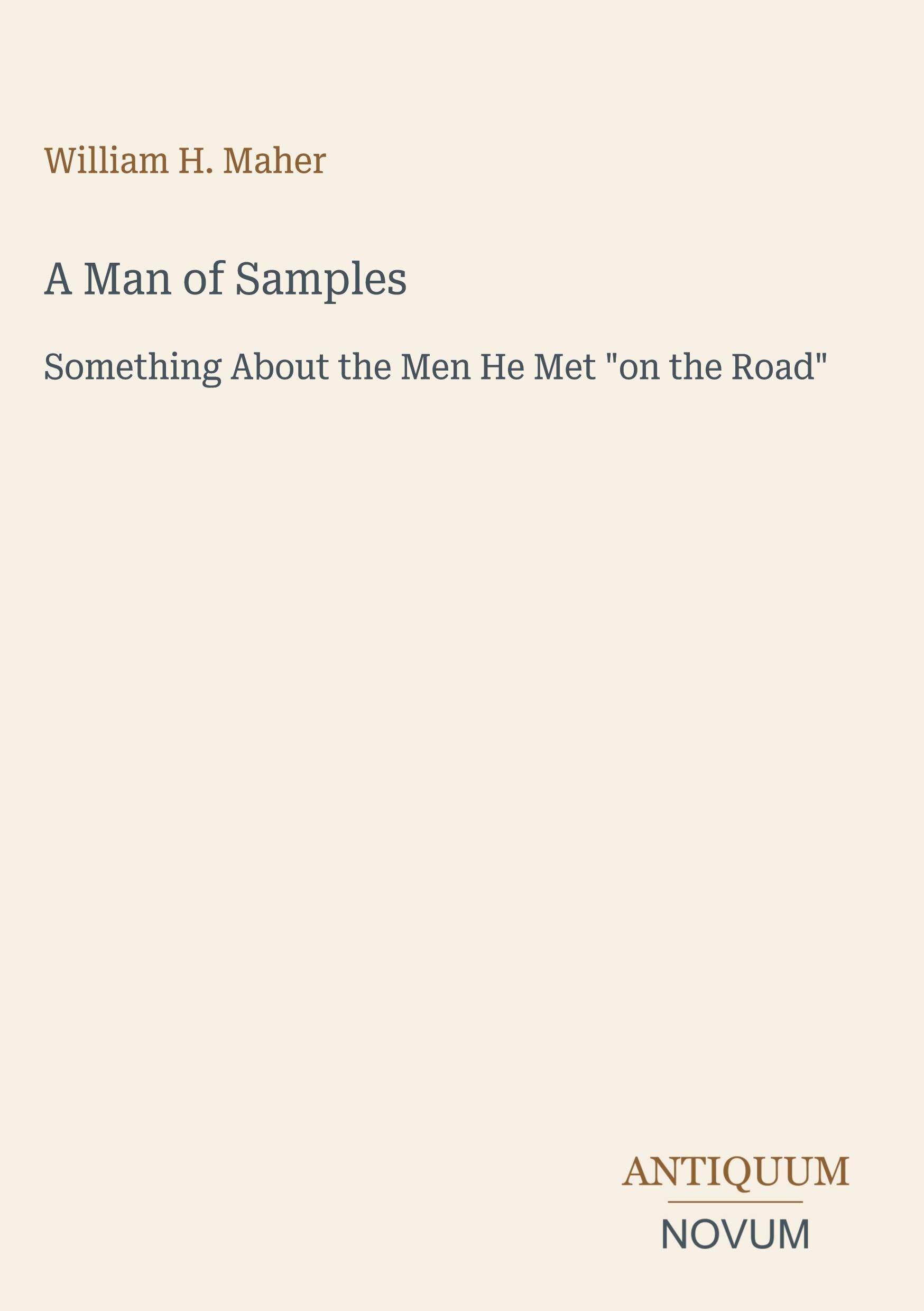 A Man of Samples