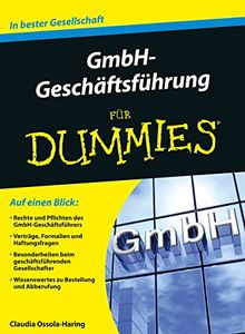 GmbH-Geschäftsführer für Dummies