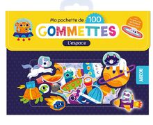 L'espace : ma pochette de 100 gommettes