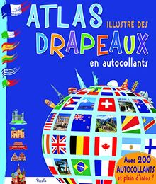 Atlas illustré des drapeaux en autocollants