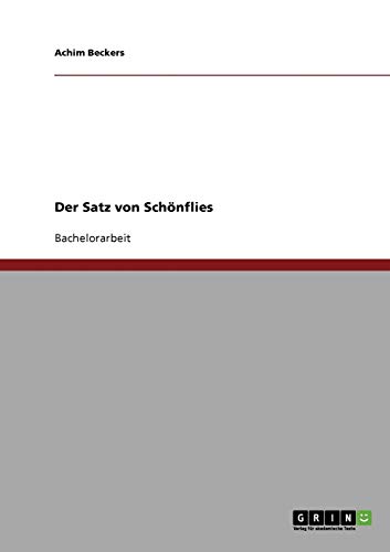 Der Satz von Schönflies