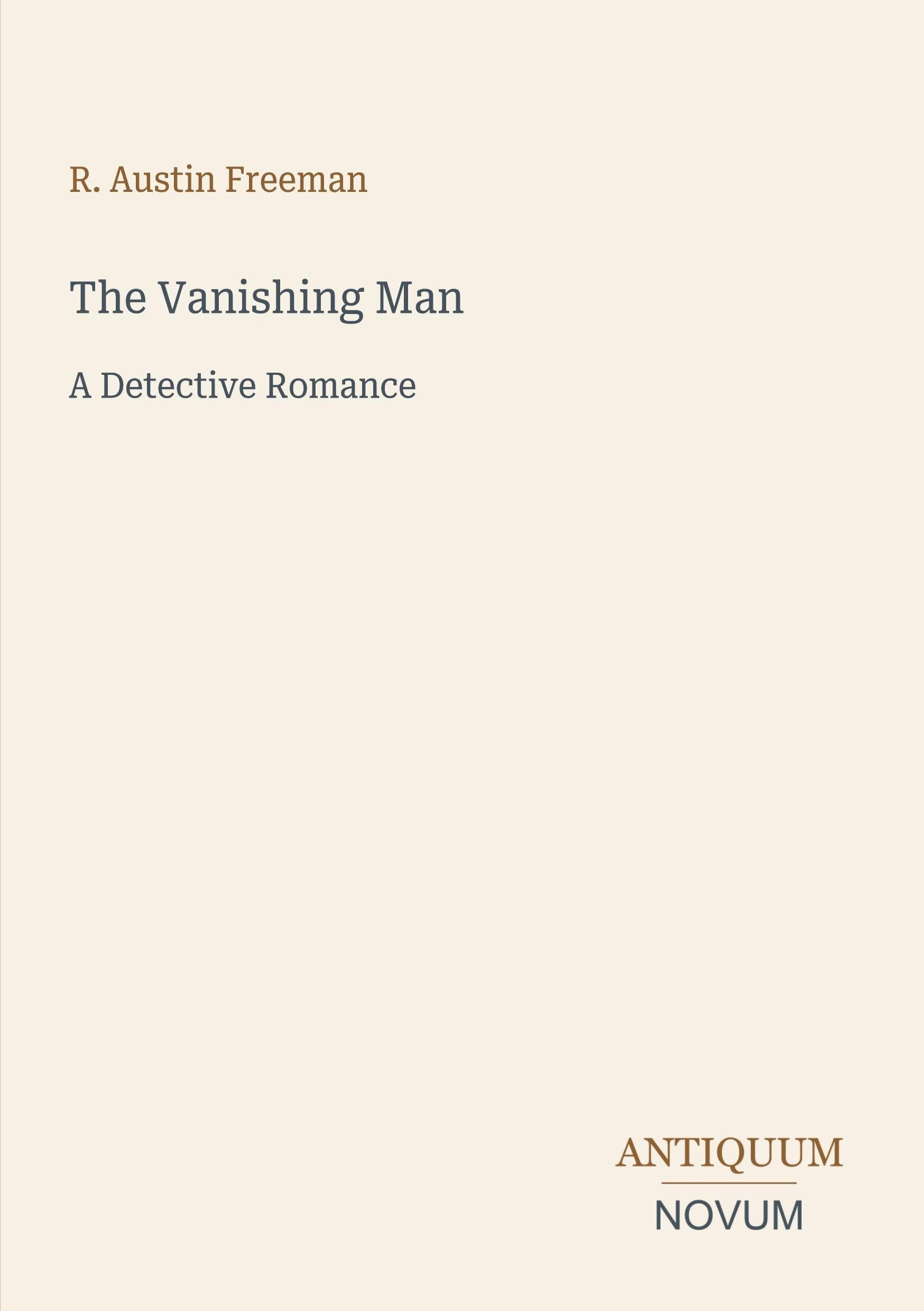 The Vanishing Man