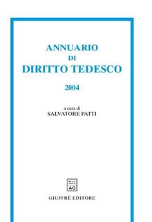 Annuario di diritto tedesco (2004)