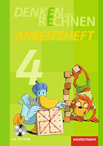 Denken und Rechnen - Ausgabe 2013 für Grundschulen in den östlichen Bundesländern: Arbeitsheft 4 mit CD-ROM