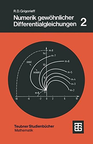 Numerik gewöhnlicher Differentialgleichungen (Teubner Studienbücher Mathematik)