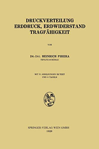 Druckverteilung Erddruck, Erdwiderstand Tragfähigkeit