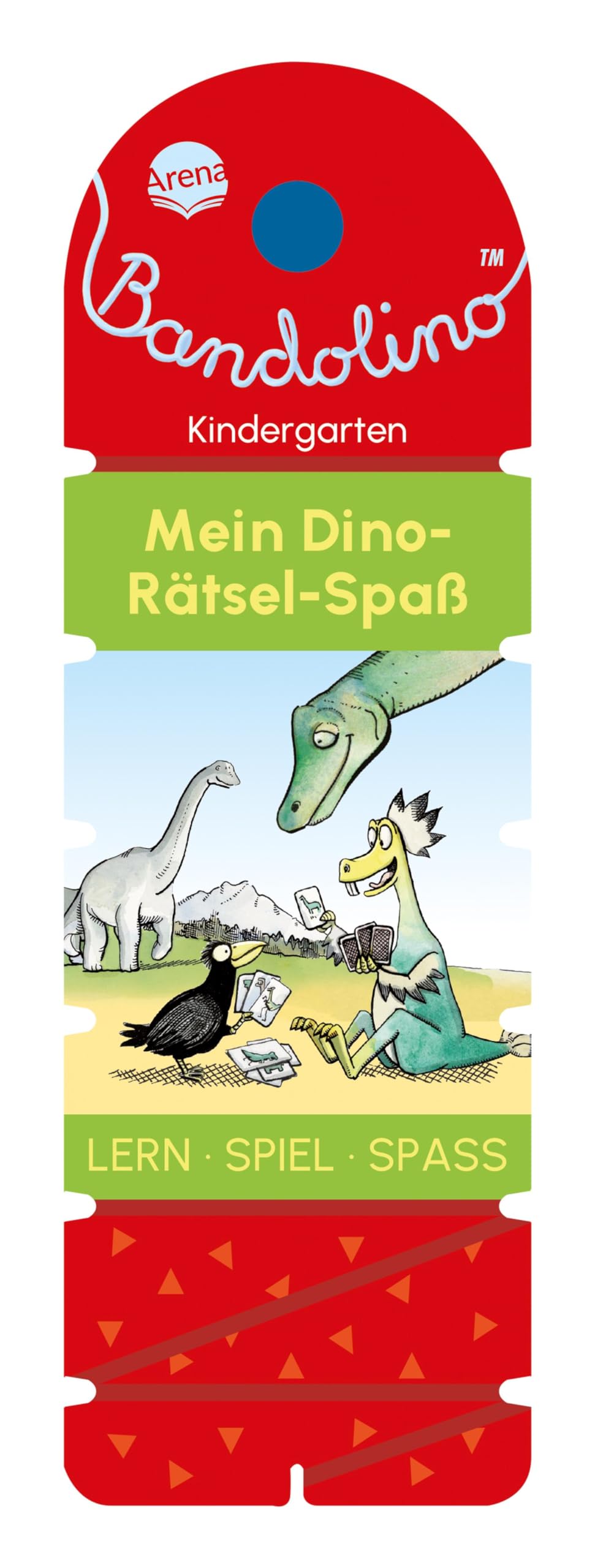 Bandolino. Mein Dino-Rätsel-Spaß: Lernspiel mit Lösungskontrolle für Kinder ab 4 Jahren