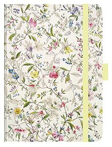 Premium Timer Big "Wild Flowers" 2022: Hochwertiger Buchkalender. Terminplaner mit Wochenkalendarium, Gummiband und Stifthalter. 12 x 17 cm