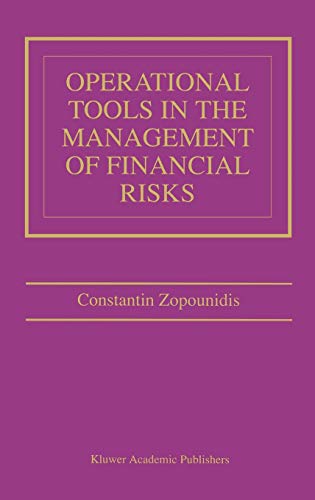 Operational Tools in the Management of Financial Risks