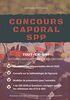 CONCOURS CAPORAL SPP: SAPEUR-POMPIER VOLONTAIRE