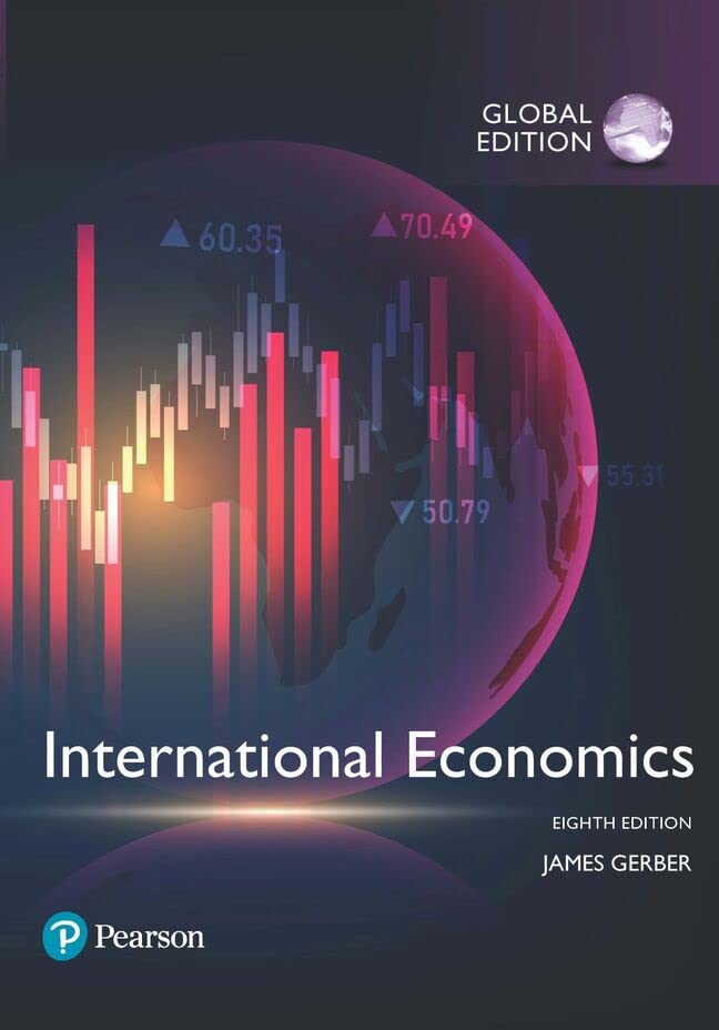 Gerber, James: International Economics, Global Edition