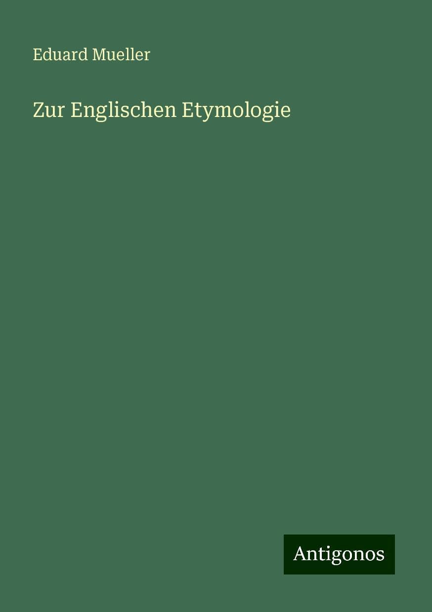 Zur Englischen Etymologie