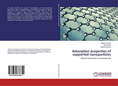 Adsorption properties of supported nanoparticles: Physical chemistry of nanomaterials