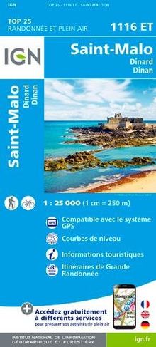 Saint-Malo / Dinard.Dinan 1 : 25 000