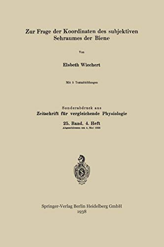 Zur Frage der Koordinaten des subjektiven Sehraumes der Biene