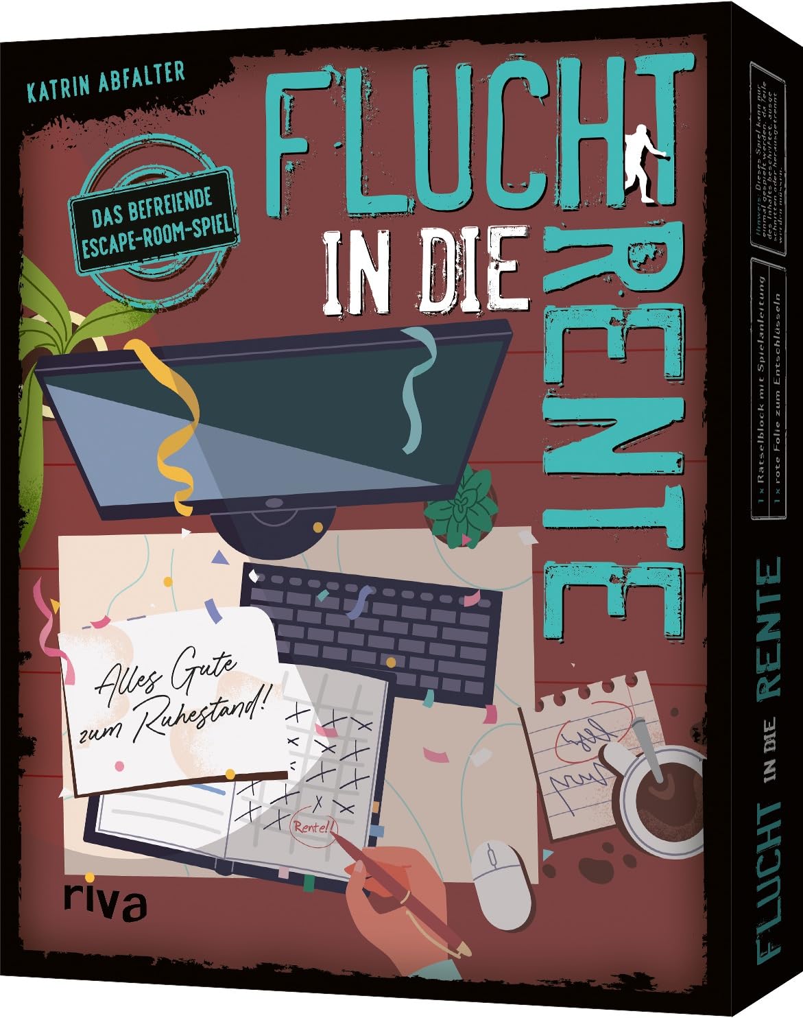 Flucht in die Rente: Das befreiende Escape-Room-Spiel. Geschenk für Ruhestand, Pension, Fans von Rätsel, Krimi, True Crime. Zu Geburtstag, Weihnachten. Ab 12 (Flucht aus, Band 11)