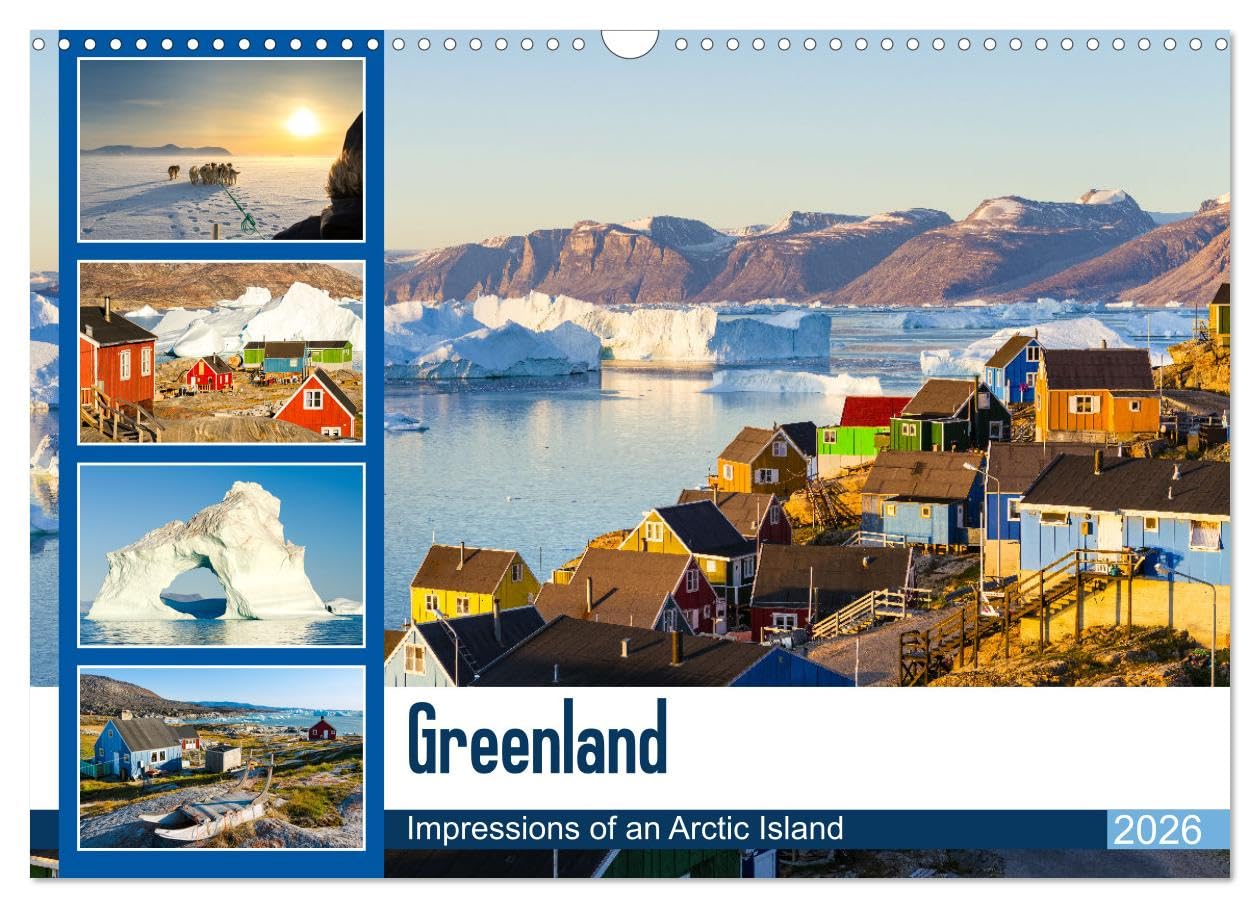 Greenland - Impressions of an Arctic Island (Wall Calendar 2026 DIN A3 landscape), CALVENDO 12 Month Wall Calendar: A journey through the largest island in the world in all seasons