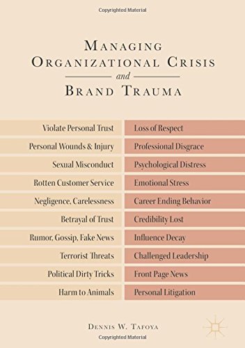 Managing Organizational Crisis and Brand Trauma