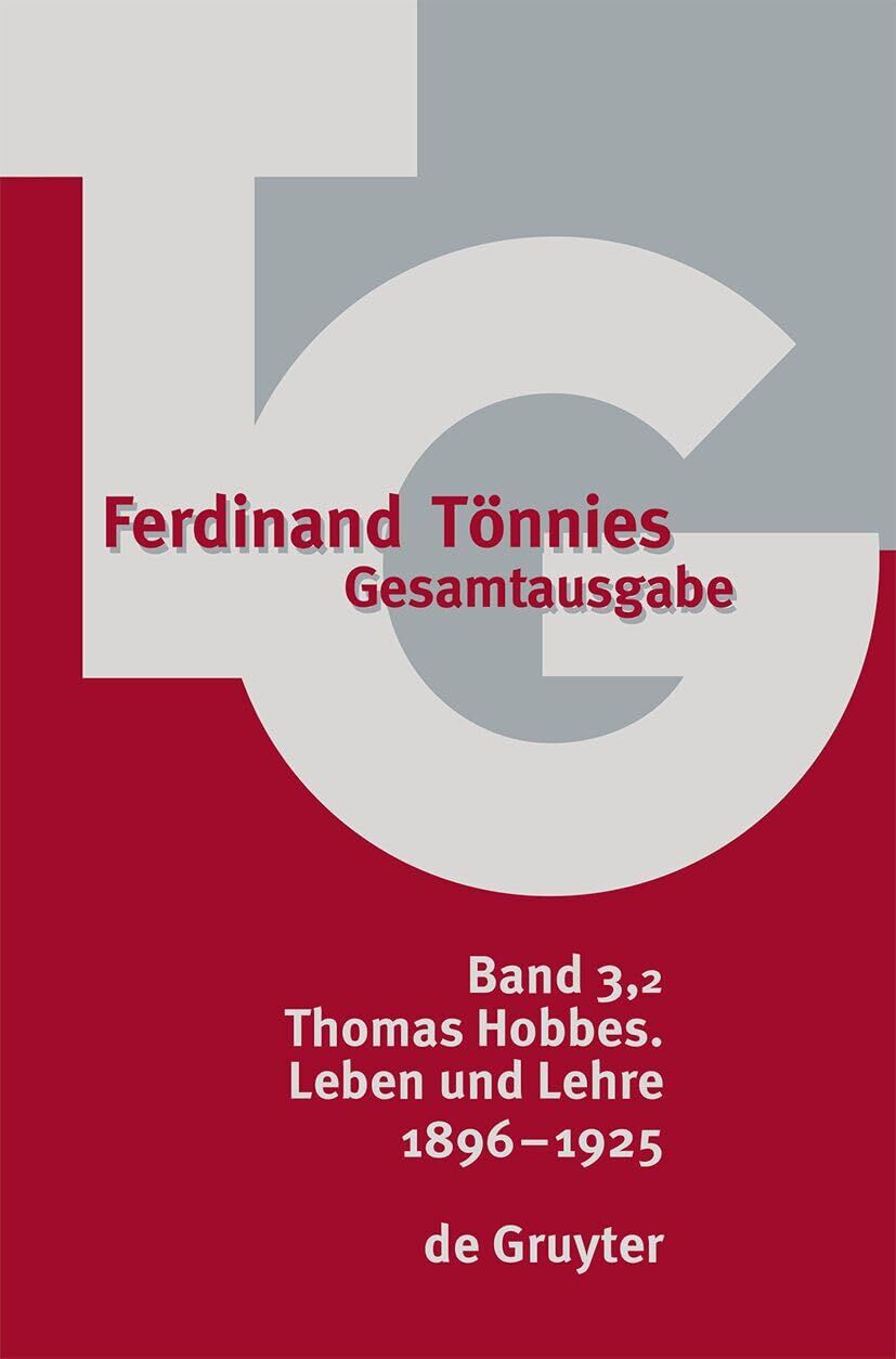 Thomas Hobbes. Leben und Lehre 1896 - 1925